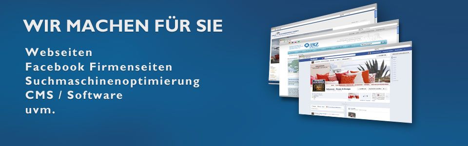Wir machen f&uuml;r Sie:
