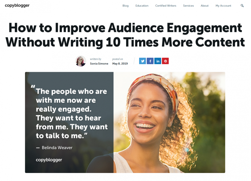 How to Improve Audience Engagement Without Writing 10 Times More Content