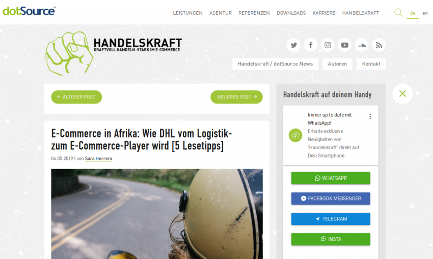 E-Commerce in Afrika: Wie DHL vom Logistik- zum E-Commerce-Player wird