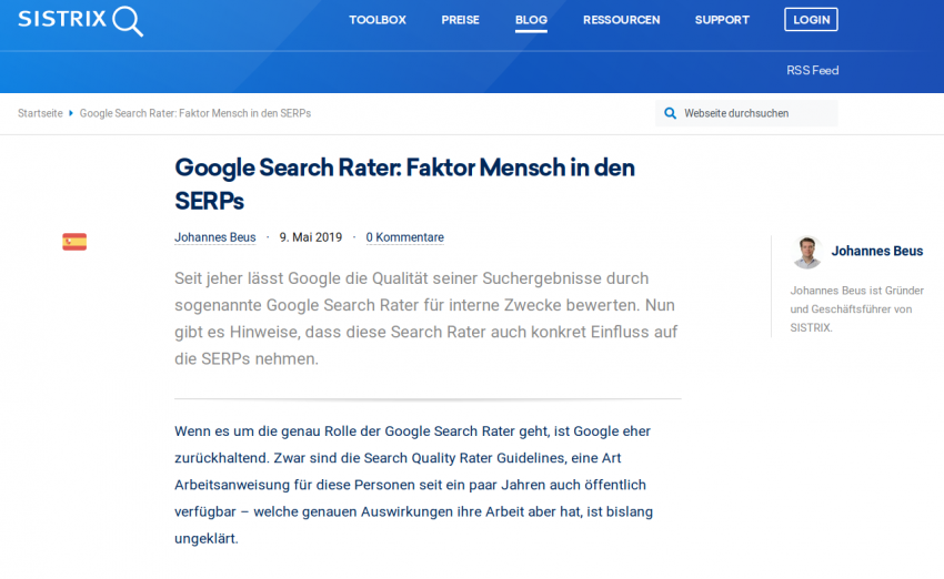 Google Search Rater: Faktor Mensch in den SERPs