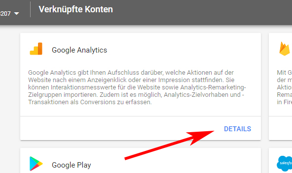 Accounts verknüpfen Accounts verknüpfen