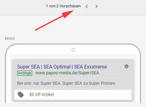 Einrichtung Angebotserweiterung 2 Einrichtung Angebotserweiterung 2