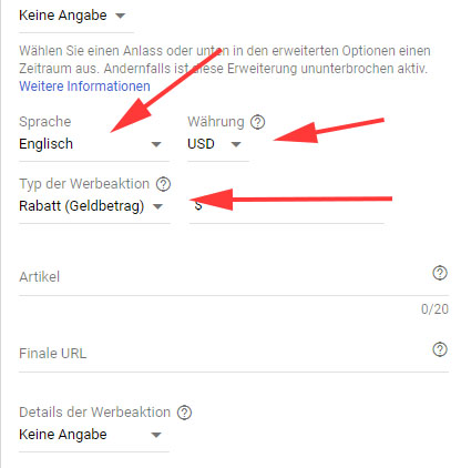 Einrichtung Angebotserweiterung 6 Einrichtung Angebotserweiterung 6