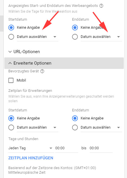 Einrichtung Angebotserweiterung 8 Einrichtung Angebotserweiterung 8