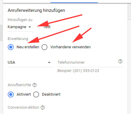 Einrichtung Anruferweiterung 2 Einrichtung Anruferweiterung 2