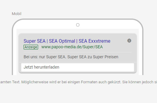 Einrichtung Apperweiterung 2 Einrichtung Apperweiterung 2