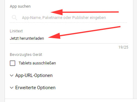 Einrichtung Apperweiterung 6 Einrichtung Apperweiterung 6