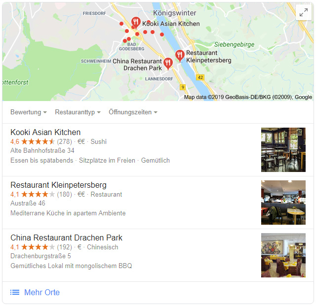 Restaurantsuche Restaurantsuche