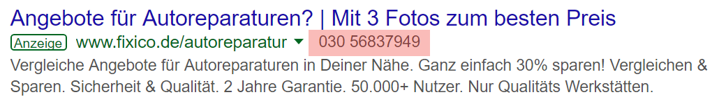 Anruferweiterung 2 Anruferweiterung 2