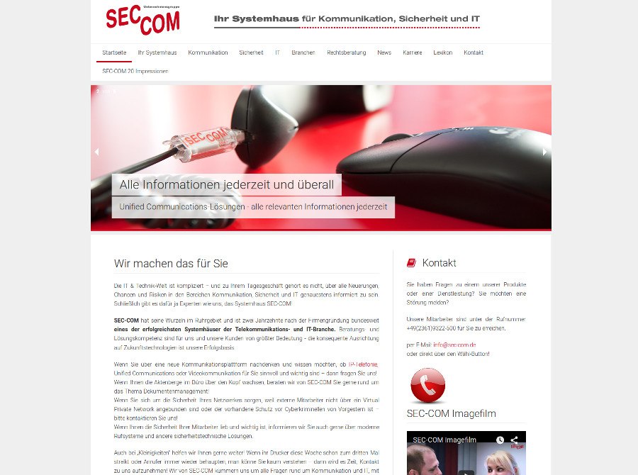 Startseite SEC-COM