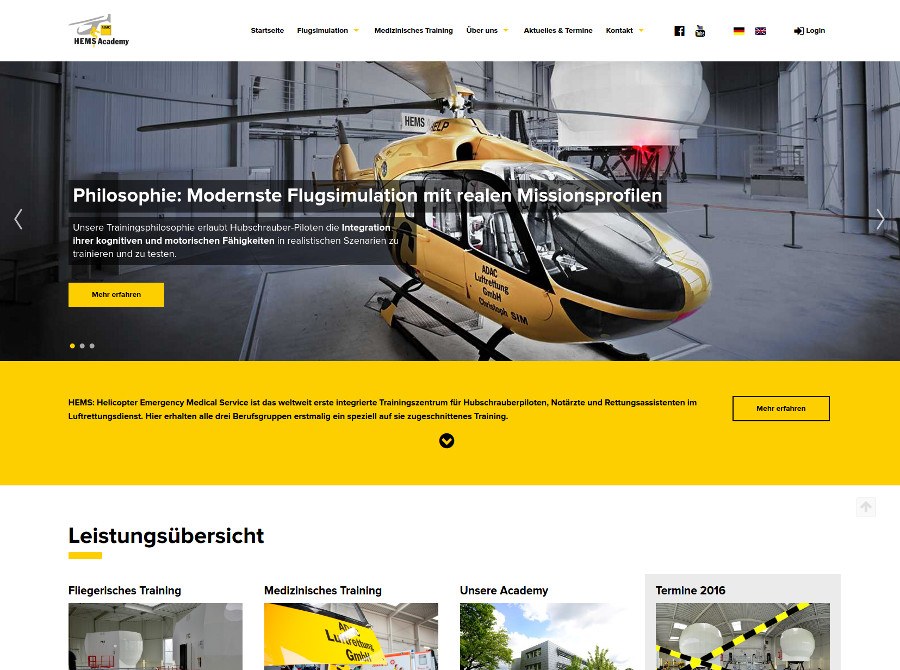 Startseite ADAC HEMS Academy