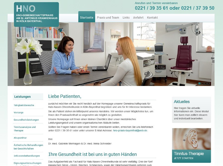 Startseite HNO Bayenthal