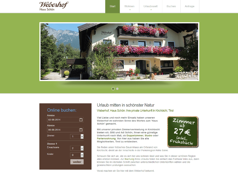 Startseite weberhof-tirol.at